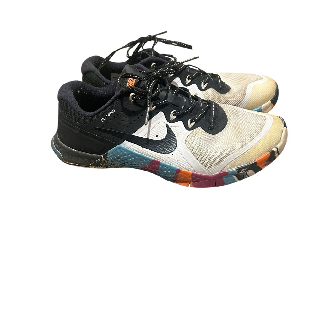 Nike Orange and Blue Athletic Shoes